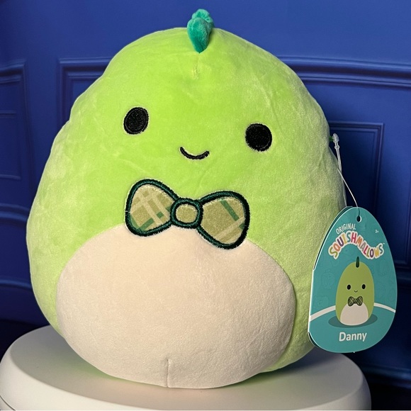 Squishmallows Toys Squishmallows 8 Danny The Green Dinosaur Wearing